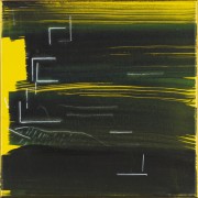 09 - 2023 - painting 474 - black, yellow, sketch