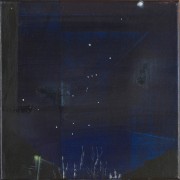13 - 2023 - painting 461 - blue, black, Le Sappey en Chartreuse, Orion