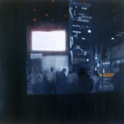 43 - 2005 - painting 375  -  passers-by, Tokyo - acrylic on canvas - 171 x 171 cm -