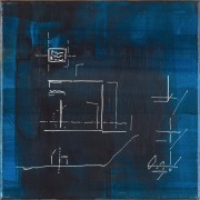 08 - 2023 - toile 441 - noir, bleu, la sieste, croquis 